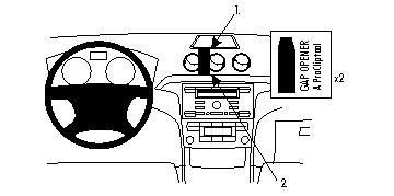 BRODIT - W126350386 - Proclip pour les modèles avec