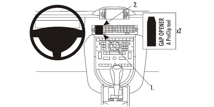 BRODIT - W126350388 - ProClip ProClip