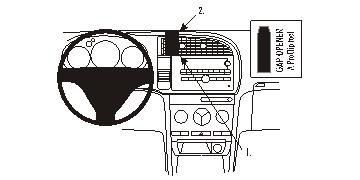 BRODIT - W126350395 - Proclip pas pour les modèles avec