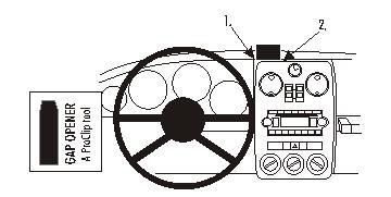 BRODIT - W126350400 - ProClip ProClip