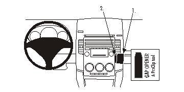 BRODIT - W126350411 - Proclip placé sous la bouche d'aération.