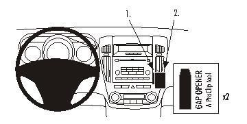 BRODIT - W126350424 - ProClip ProClip, noir