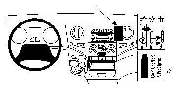 BRODIT - W126350432 - ProClip ProClip