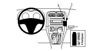 BRODIT - W126350441 - Proclip pas pour les modèles avec