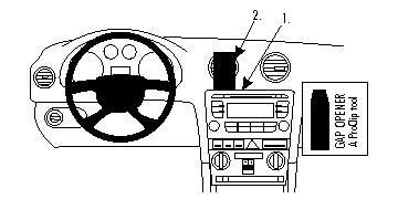 BRODIT - W126350443 - Proclip pas pour les modèles avec