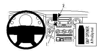 BRODIT - W126350452 - Proclip pas pour les modèles avec