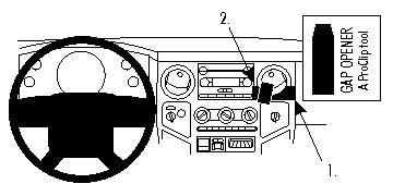 BRODIT - W126350453 - Proclip pas pour les modèles avec