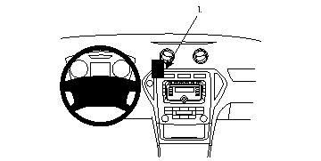 BRODIT - W126350462 - Proclip pas pour les modèles avec