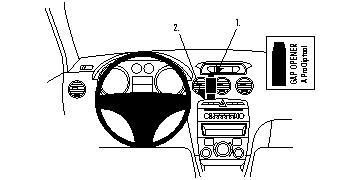 BRODIT - W126350468 - Proclip pas pour les modèles avec