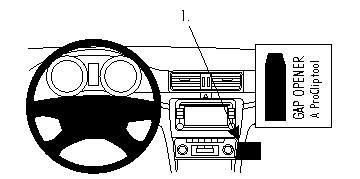 BRODIT - W126350527 - ProClip ProClip, noir