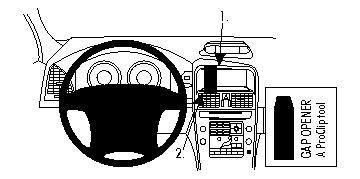 BRODIT - W126350536 - Proclip pas pour les modèles avec