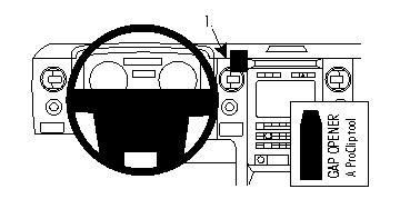 BRODIT - W126350552 - Proclip uniquement pour les modèles avec