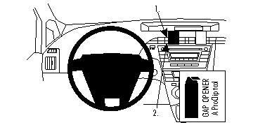 BRODIT - W126350570 - ProClip ProClip, noir