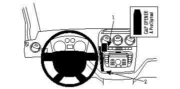 BRODIT - W126350576 - Proclip pas pour les modèles avec