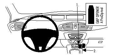 BRODIT - W126350582 - Proclip uniquement pour le manuel