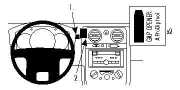 BRODIT - W126350610 - ProClip ProClip