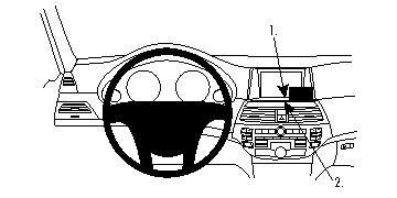 BRODIT - W126350645 - Proclip pas pour les modèles avec