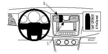 BRODIT - W126350664 - Proclip uniquement pour les modèles avec