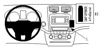 BRODIT - W126350669 - Proclip uniquement pour les modèles avec