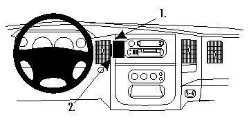 BRODIT - W126350670 - Proclip uniquement pour la position verticale