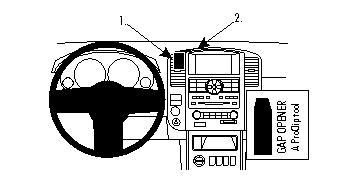 BRODIT - W126350671 - Proclip uniquement pour les modèles avec