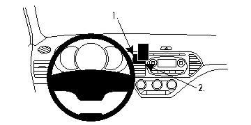 BRODIT - W126350683 - ProClip ProClip, noir