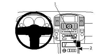 BRODIT - W126350705 - Proclip uniquement pour la base et les s