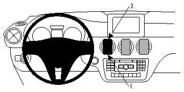 BRODIT - W126350725 - ProClip ProClip, noir