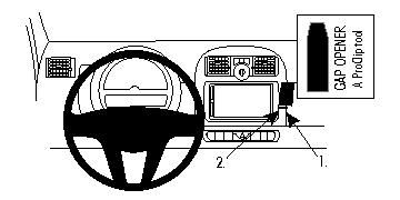 BRODIT - W126350730 - Proclip uniquement pour les modèles avec