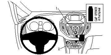 BRODIT - W126350736 - ProClip ProClip, noir