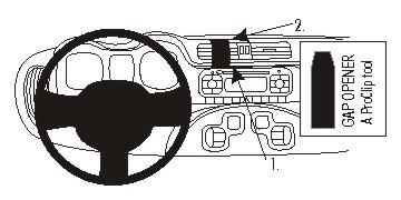 BRODIT - W126350747 - ProClip 854880, noir