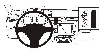 BRODIT - W126350753 - ProClip 854901, noir