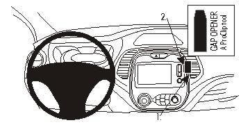 BRODIT - W126350764 - Proclip pas pour les modèles avec r