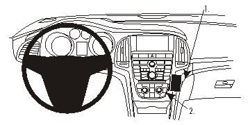 BRODIT - W126350769 - ProClip 854951, noir