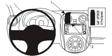 BRODIT - W126350776 - ProClip ProClip, noir