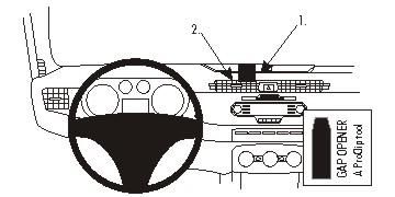 BRODIT - W126350777 - ProClip 854984, Noir