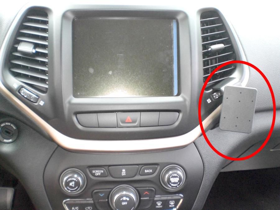 BRODIT - W126350786 - ProClip ProClip 855026, Téléphone portable/Smartphone, Ordinateur de poche, Support passif, Voiture, Noir