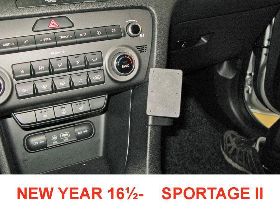 BRODIT - W126350867 - ProClip 855209, Téléphone portable/Smartphone, Support passif, Voiture, Noir