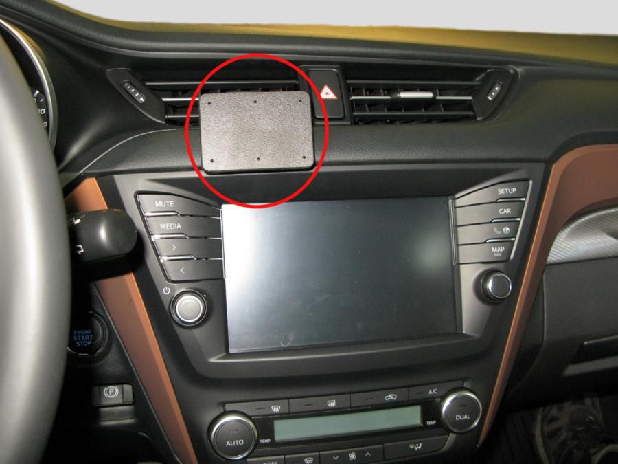 BRODIT - W126350875 - ProClip 855239, Ordinateur portable, Support passif, Voiture, Noir