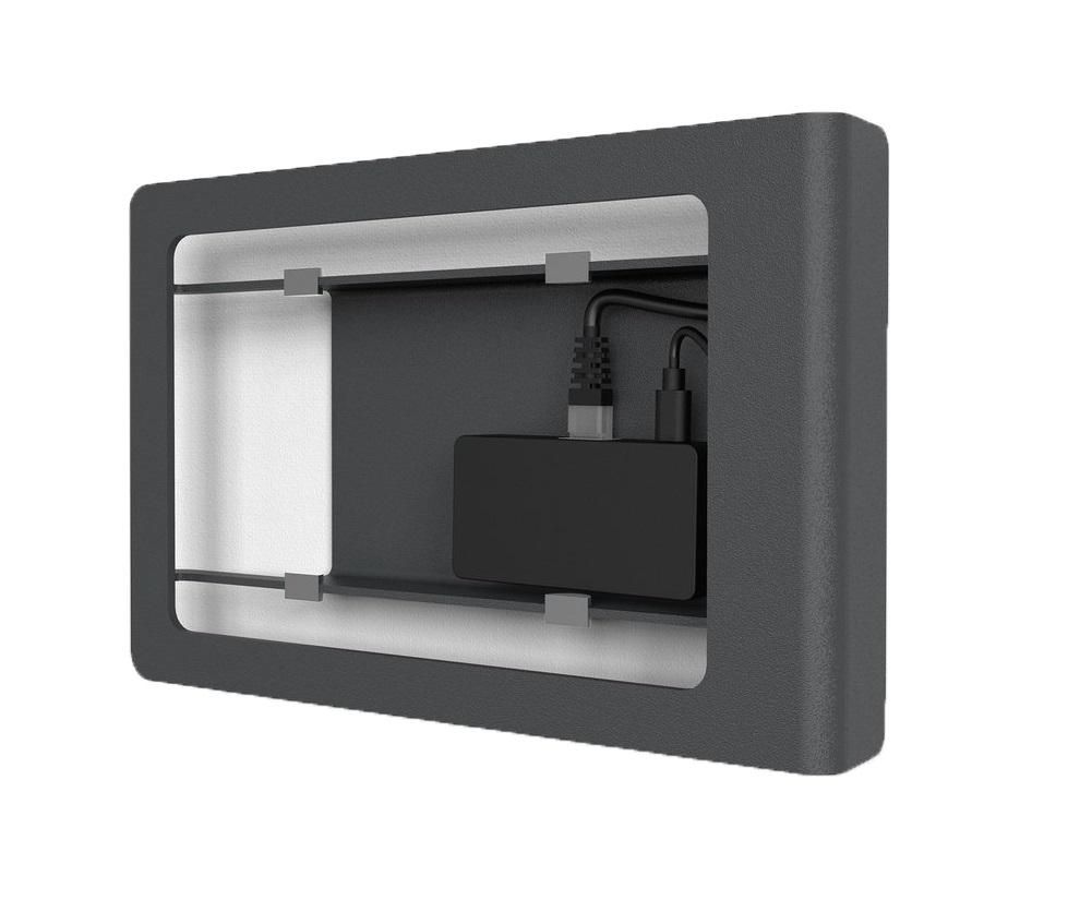 HECKLER - W126386408 - H636-BG boîtier de sécurité pour tablette 20,1 cm (7,9") Noir H636-BG, 20,1 cm (7,9"), Noir, Acier, iPad mini 1, iPad mini 2, iPad