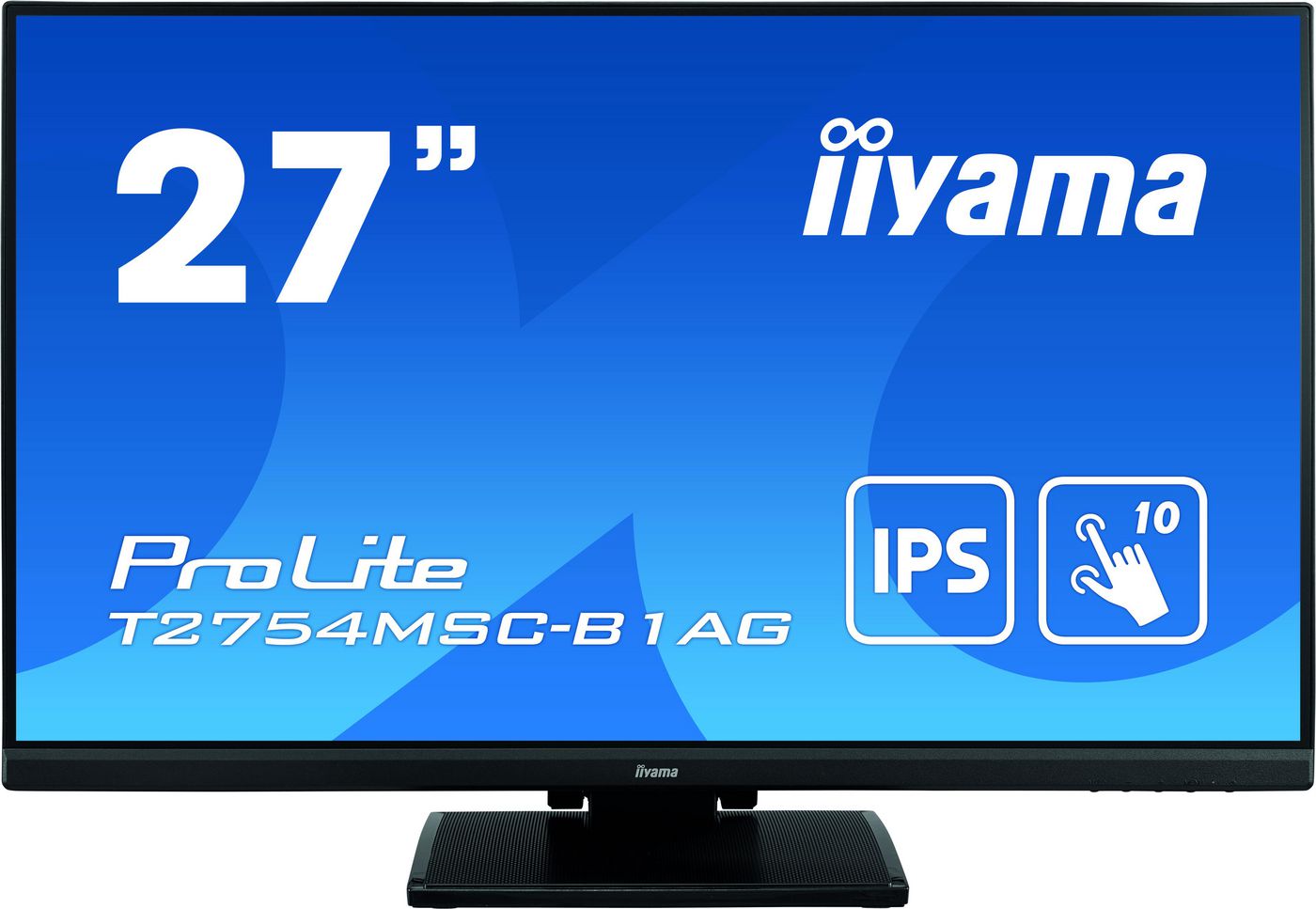 IIYAMA - W126789630 - Moniteur à écran tactile ProLite T2754MSC-B1AG 68,6 cm (27") 1920 x 1080 pixels Multi-touch Multi-utilisateurs Noir iiyama ProLite T2754MSC-B1AG,
