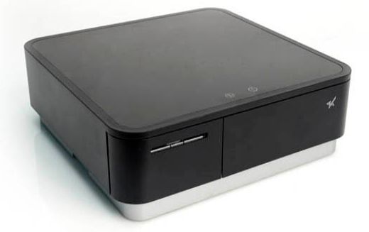 STAR - W127034644 - mPOP10CI BLK E,U PRINTER.Tiroir-caisse et imprimante 2 "combinés,Noir,USB-C avec "Data and Charge" pour iOS.