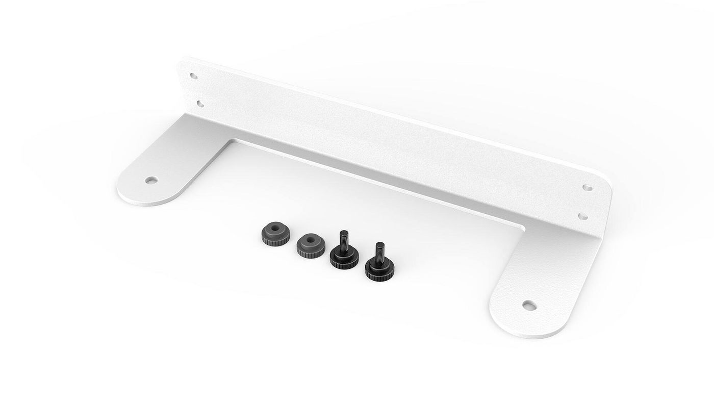 HECKLER - W127161299 - Heckler Support de chariot pour Logitech Rally Bar - Blanc (Antimicrobien)