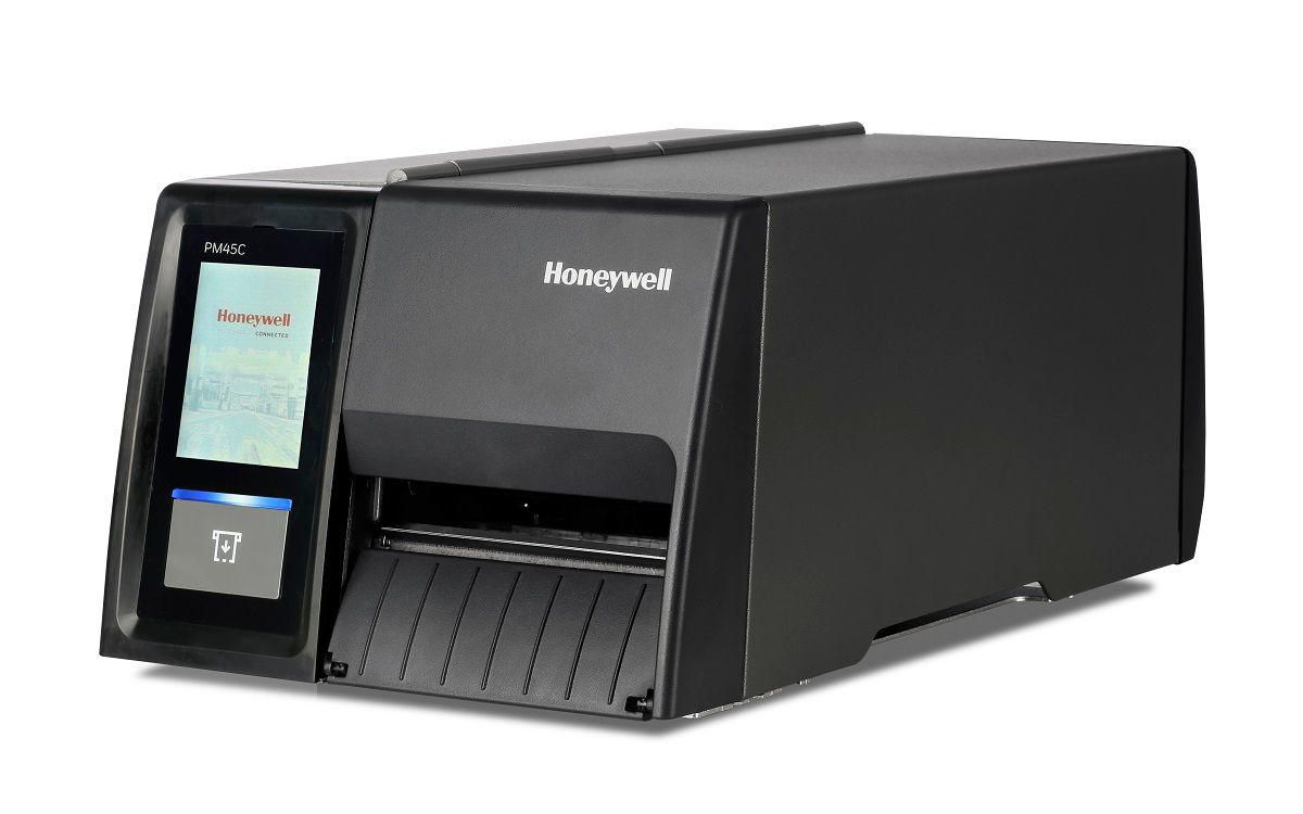 HONEYWELL - W128460142 - PM45 Compact, Full Touch, Ethernet, Long Door, Fixed Hanger, Rewinder, LTS, thermique direct, 203 DPI, No Power Cord