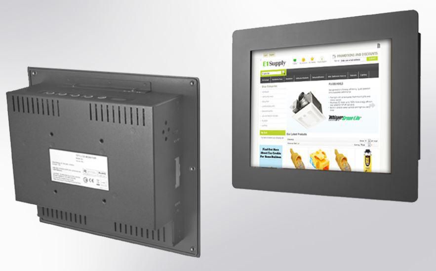 WINSONIC - W128789709 - Moniteur LCD 17", 1280x1024,LED-250nits,VGA,DVI, HDMI,tactile ristive USB,24V DC-IN