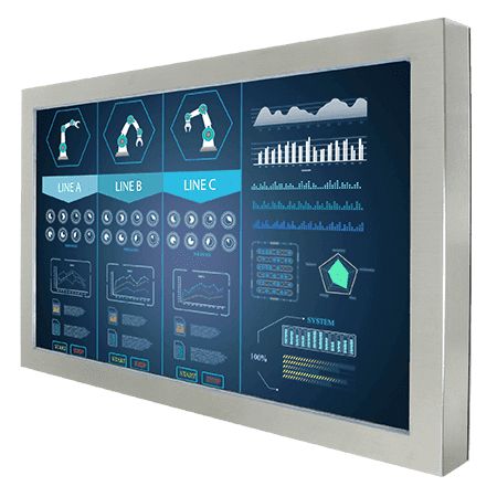 WINMATE - W128869121 - Winmate 42.5" Full IP65 Stainless  Chassis Display, HDMI input  with AR glass
