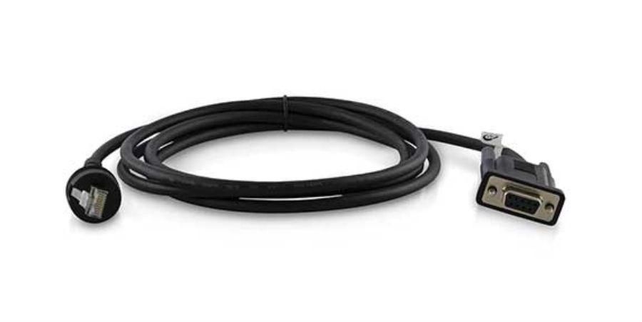DATALOGIC PSC - W128872287 - Câble CAB-557, RS-232 PWR, 9P, femelle, spiralé, 3.6 m / 11.8 ft, IP67, pour PowerScan 9600 Series