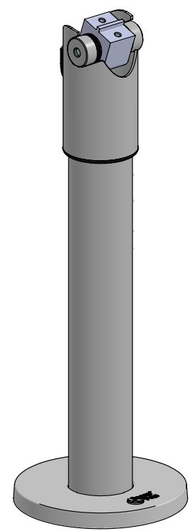 ERGONOMIC SOLUTIONS - W128882979 - SP1 DuraTiltT sur fente de rotation de 250mm poteau SP1 -Noir-