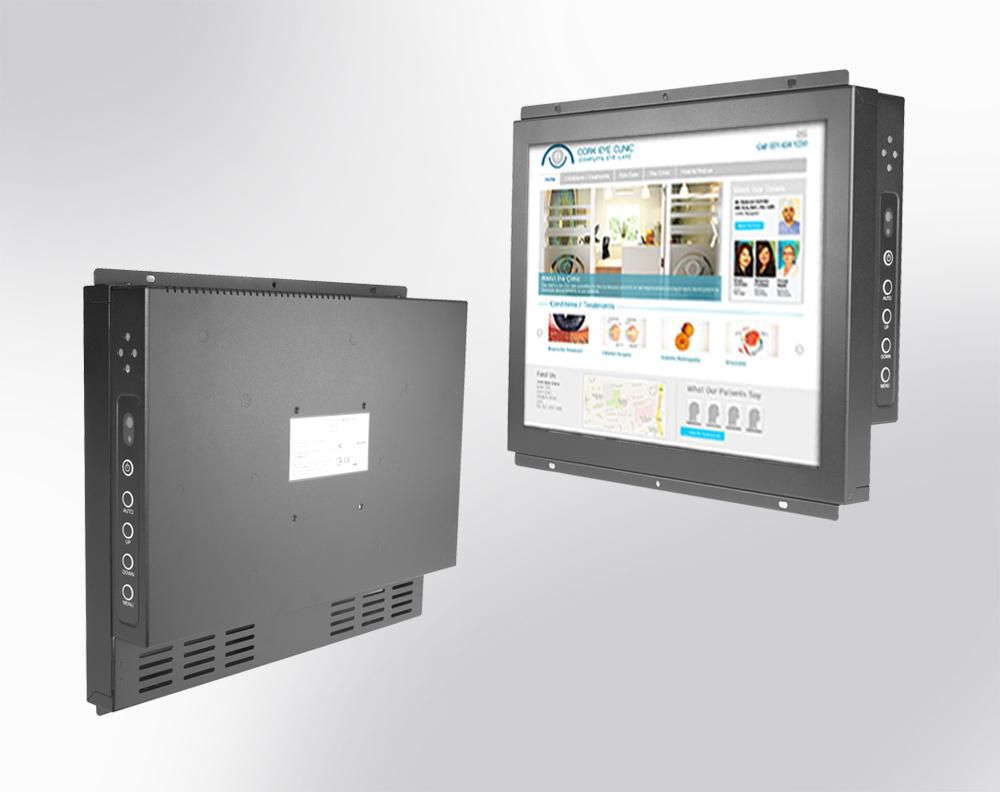 WINSONIC - W128889133 - Moniteur LCD 17", 1280x1024, LED-250nits, VGA, AC-IN avec PWR intégré, 5 fils résistifs, USB.