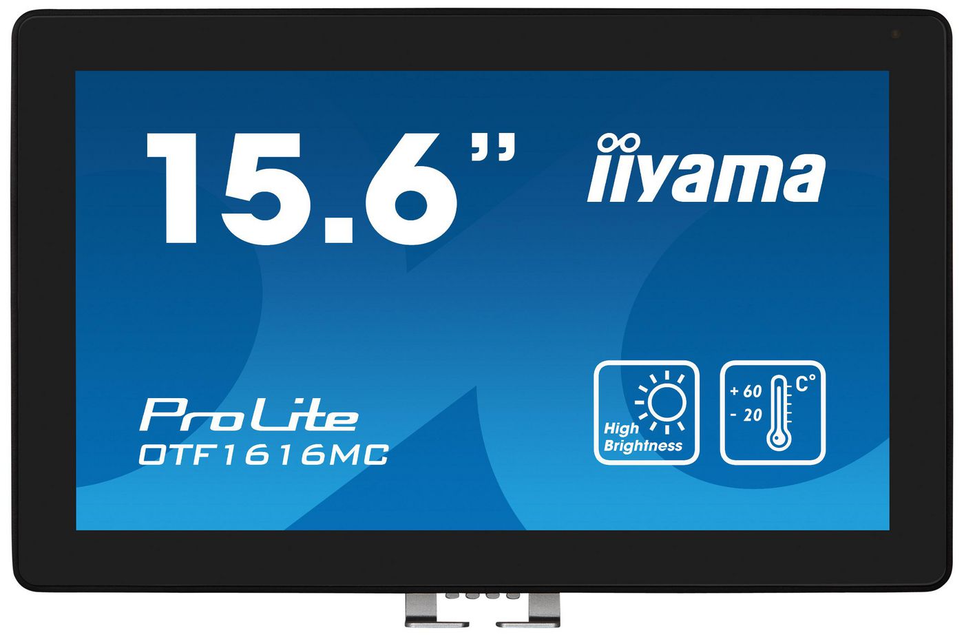 IIYAMA - W128891040 - 15,6" PCAP Bezel Free 10P Touch, 1920x1080, filtre UV,AF,AG coating, DisplayPort, HDMI, VGA, 935cd/m² (avec tactile), Wide